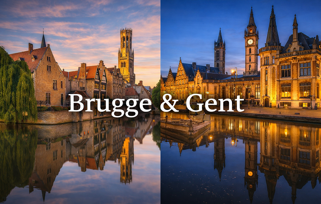 Vakantie in Brugge en Gent