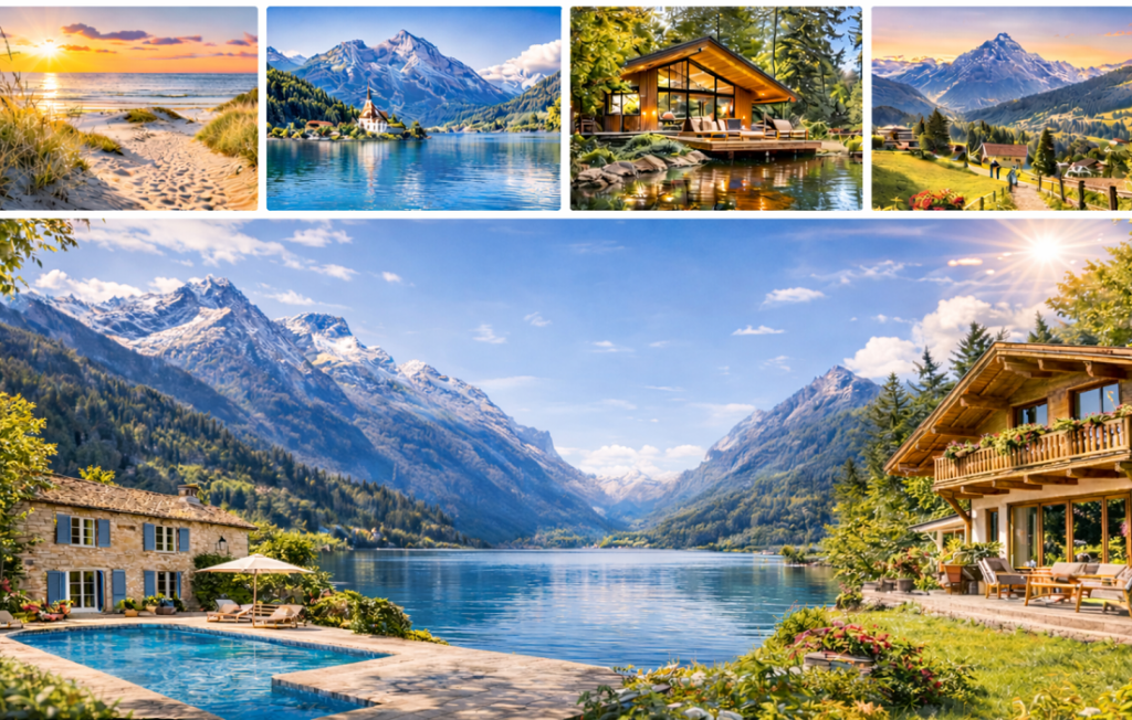 Vakantiehuizen in Europa