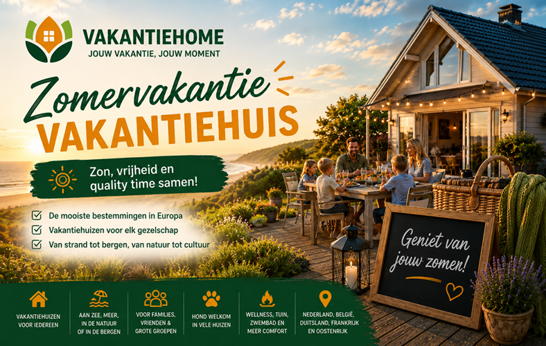 zomervakantie vakantiehuis