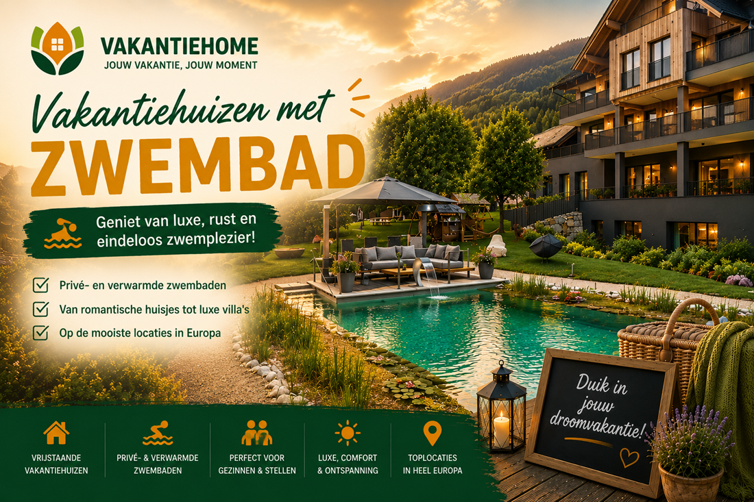 vakantiehuizen met zwembad